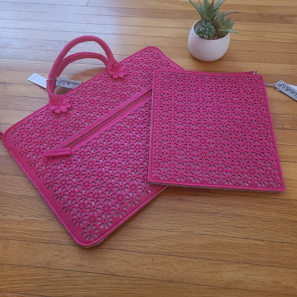 LucaLily - Vegan/Eco Friendly Laptop and Tablet Cases hot pink